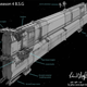 Illustration for article titled Battlestars Designer Lovingly Creates A Ship, Only To Wreck It